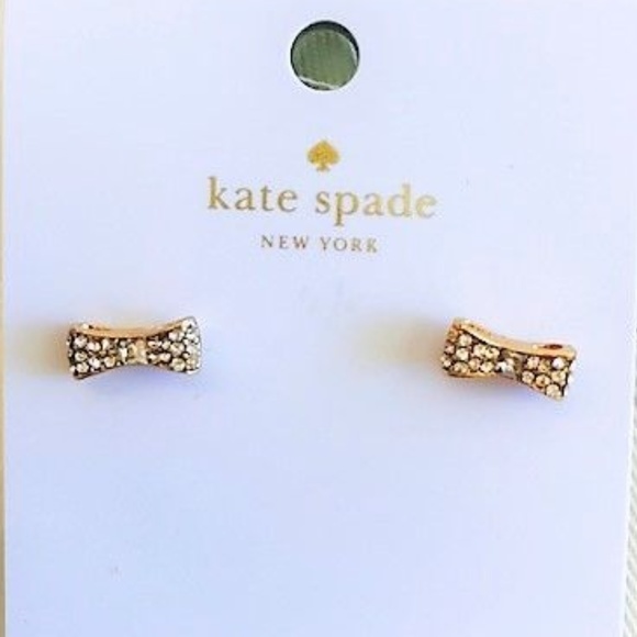 Kate Spade Gold Bow Stud Earrings - Picture 3 of 7